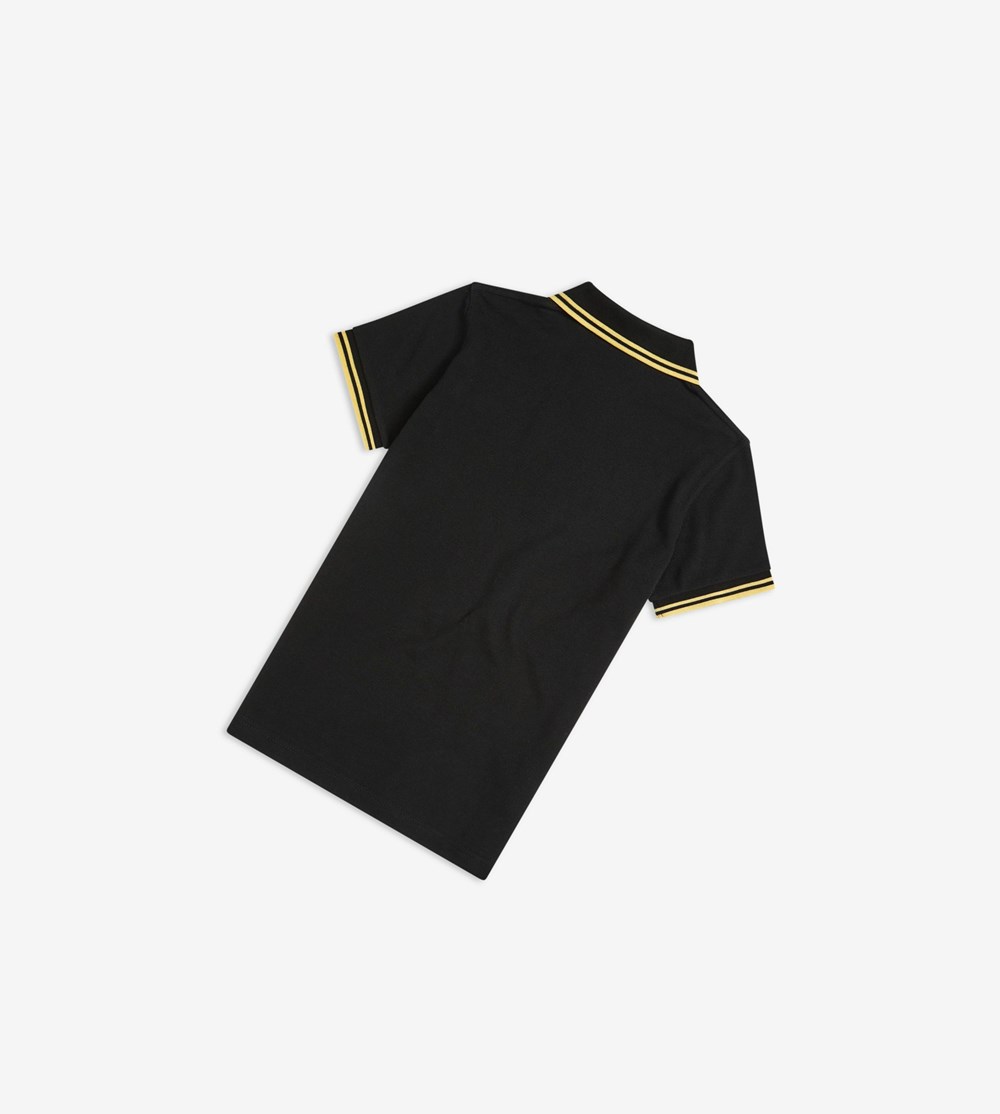 Fred Perry Polo Shirts Black Friday - Womens G12 Black